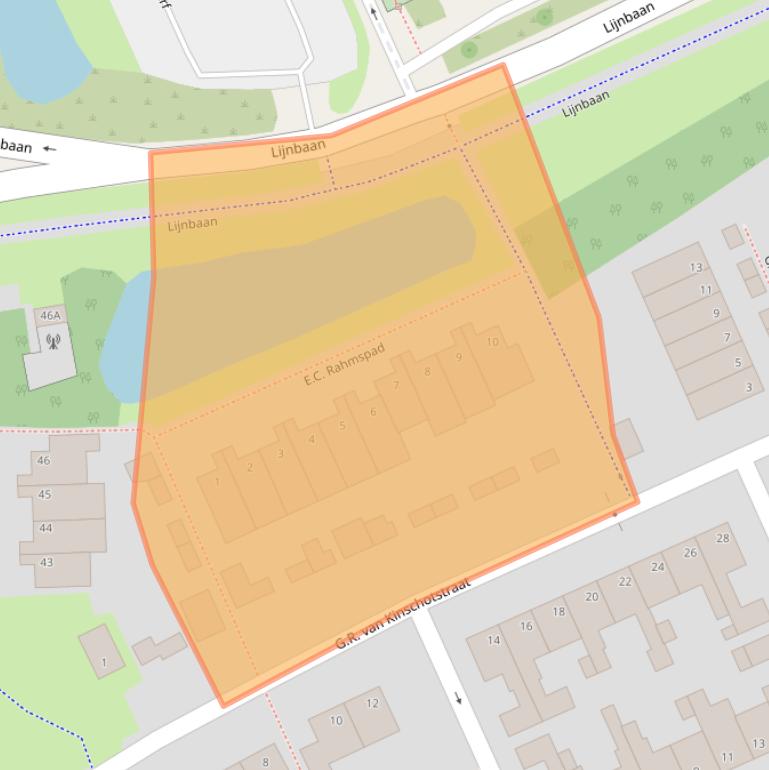 Kaart van postcodegebied 3421TZ.