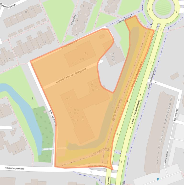 Kaart van postcodegebied 3421VK.