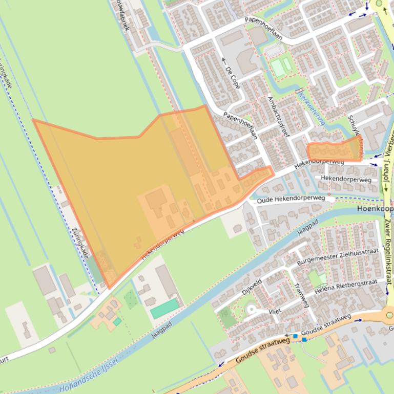 Kaart van postcodegebied 3421VL.
