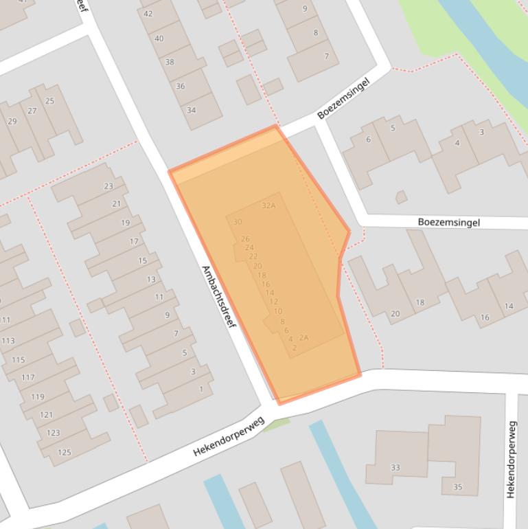 Kaart van postcodegebied 3421VP.