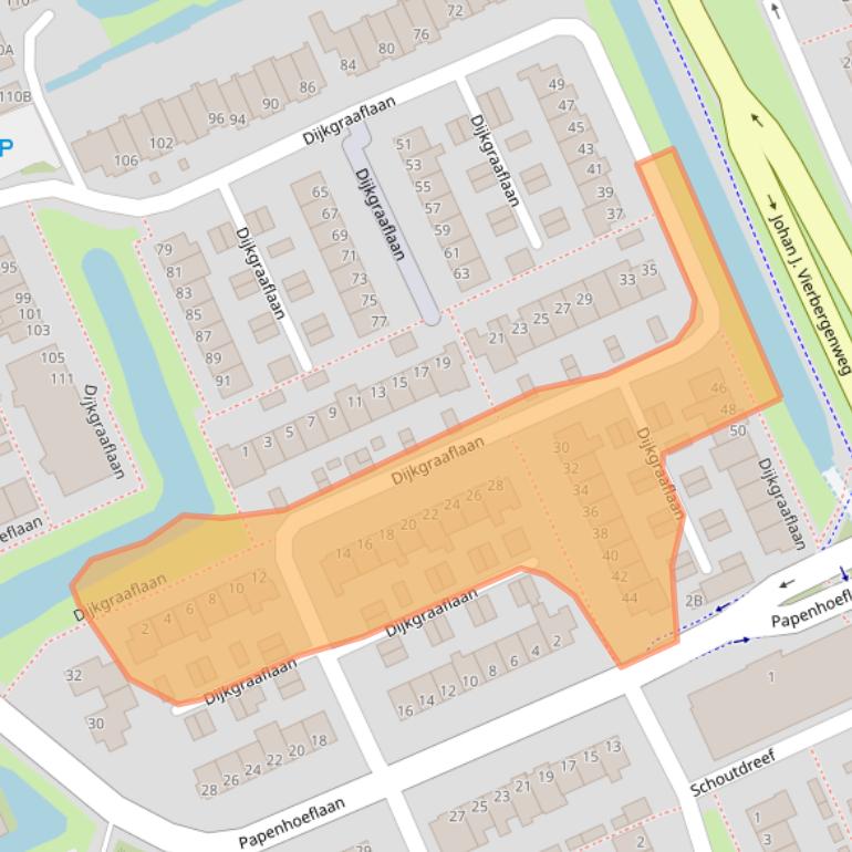 Kaart van postcodegebied 3421XE.