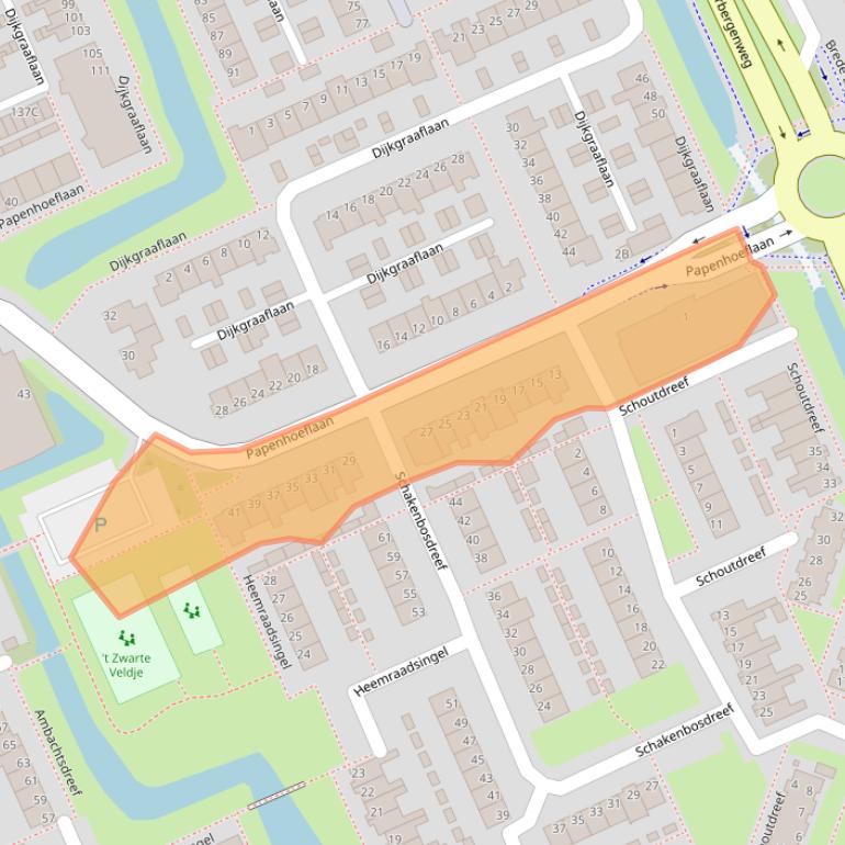 Kaart van postcodegebied 3421XM.