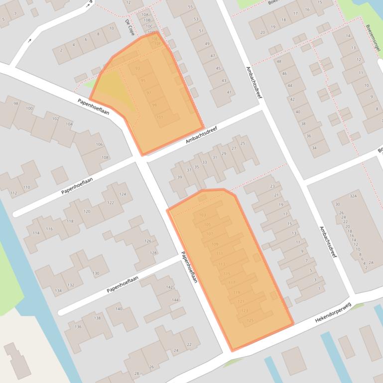 Kaart van postcodegebied 3421XP.