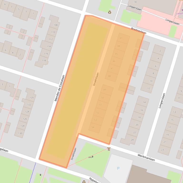 Kaart van postcodegebied 3431AT.