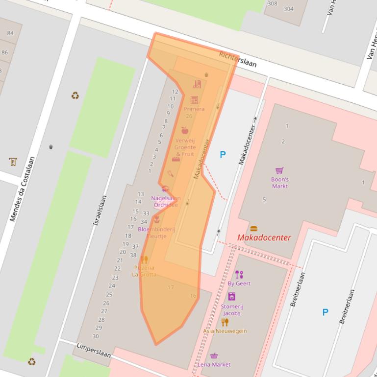 Kaart van postcodegebied 3431AW.