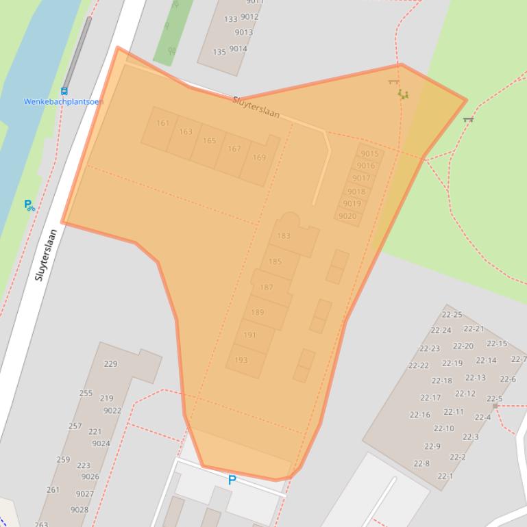 Kaart van postcodegebied 3431BD.