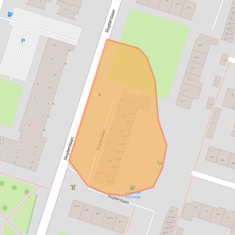Kaart van postcodegebied 3431BJ.