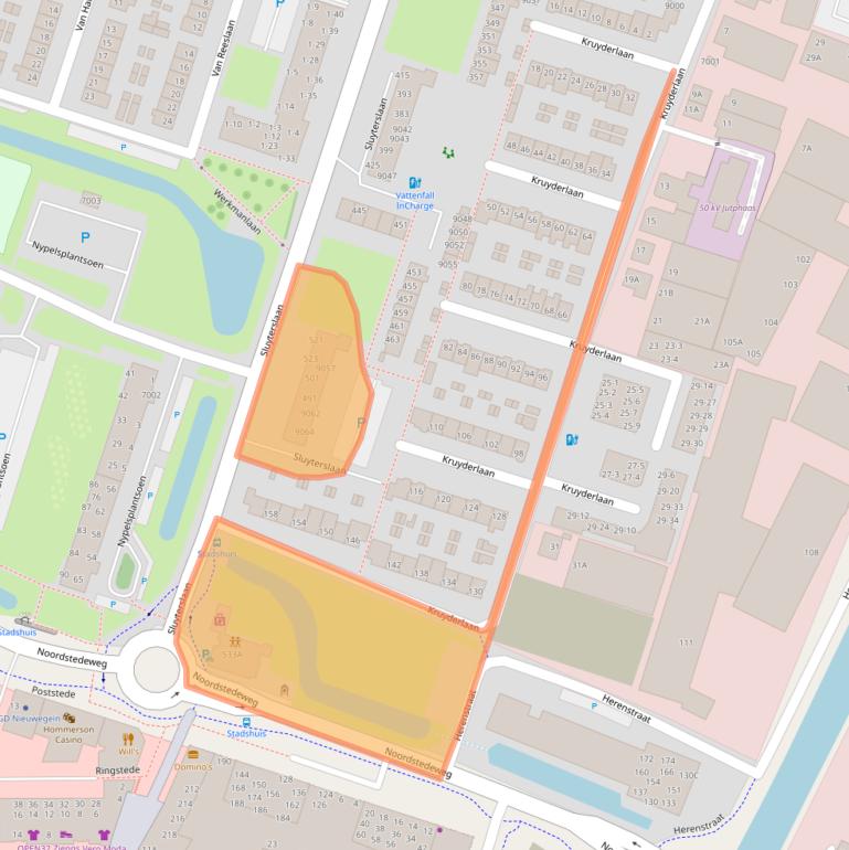 Kaart van postcodegebied 3431BL.