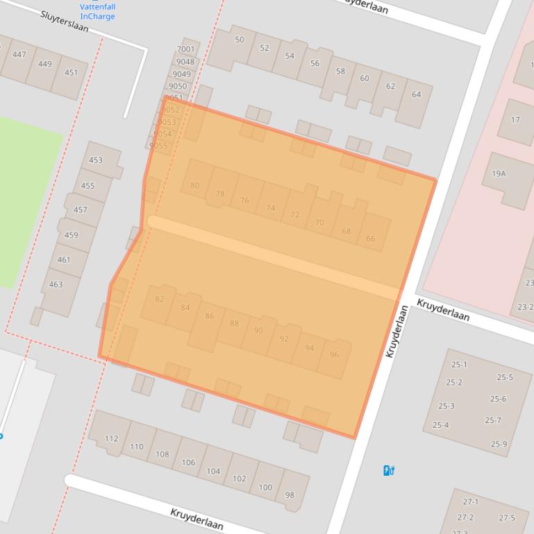 Kaart van postcodegebied 3431BR.