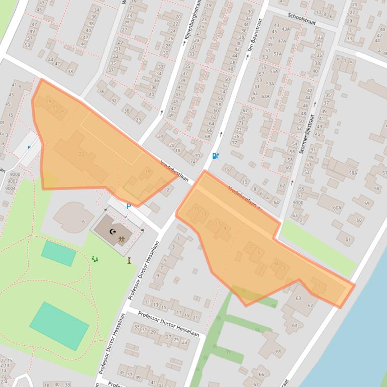 Kaart van postcodegebied 3431CG.