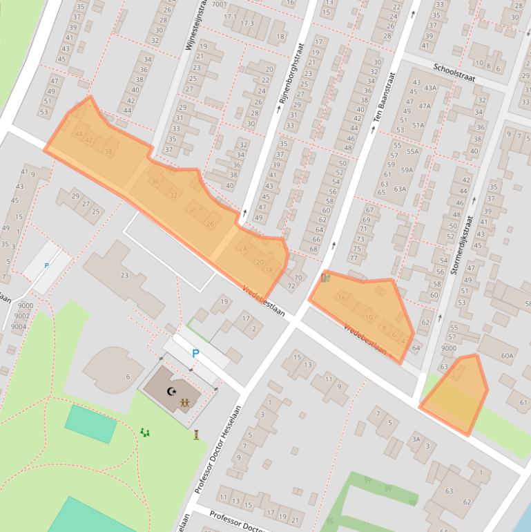 Kaart van postcodegebied 3431CH.