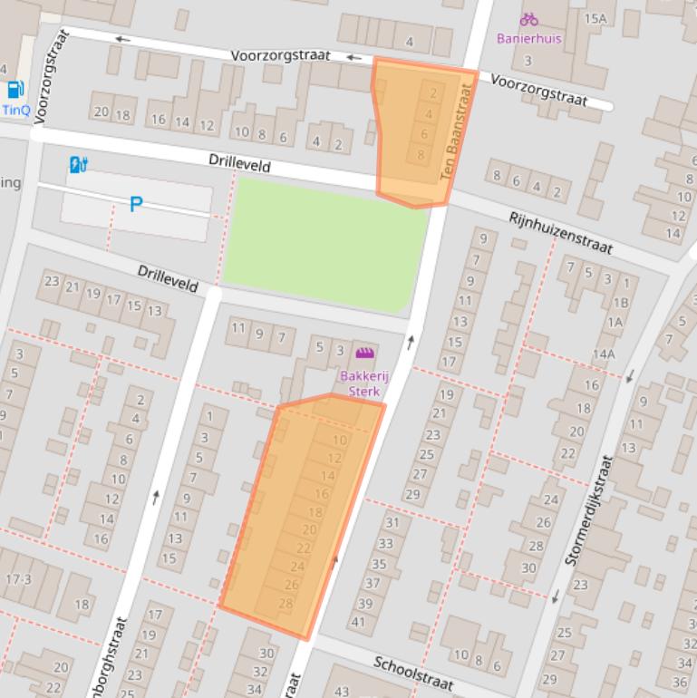 Kaart van postcodegebied 3431CL.