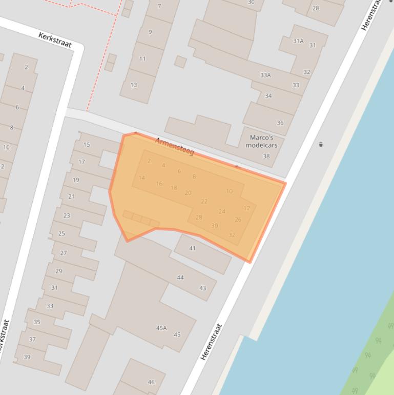 Kaart van postcodegebied 3431DA.