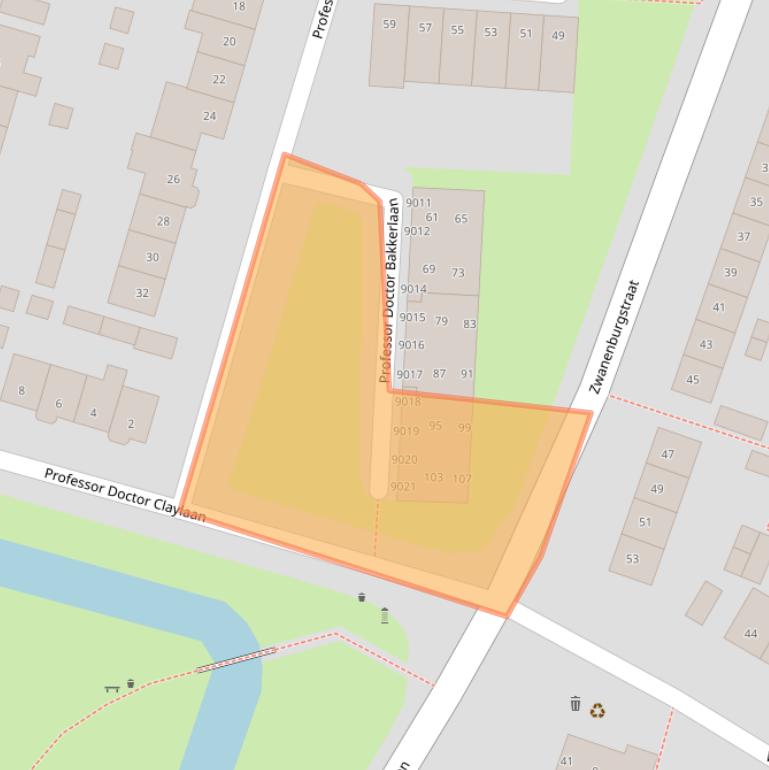 Kaart van postcodegebied 3431EJ.