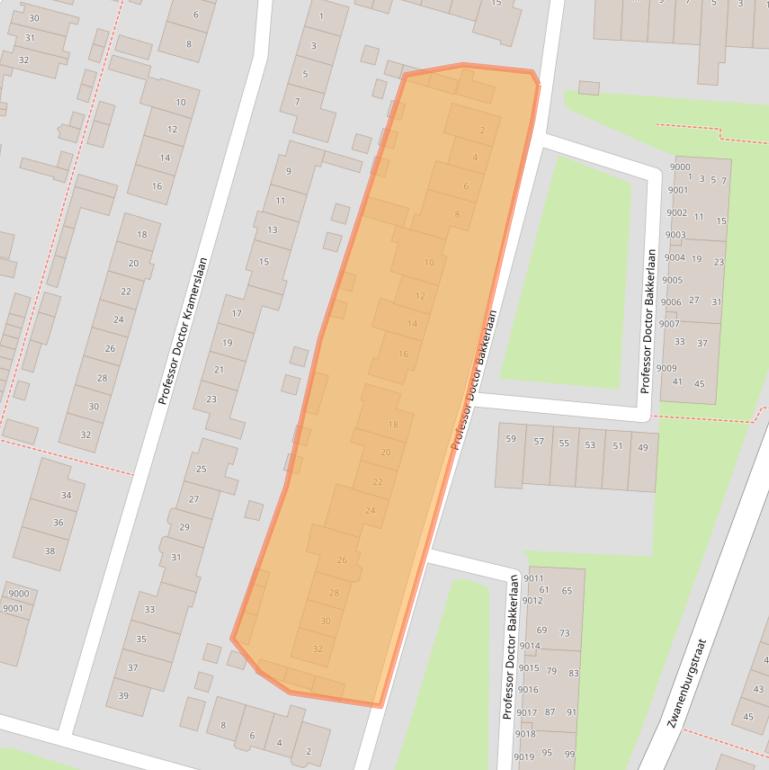 Kaart van postcodegebied 3431EK.