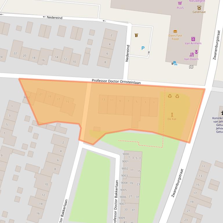 Kaart van postcodegebied 3431EN.