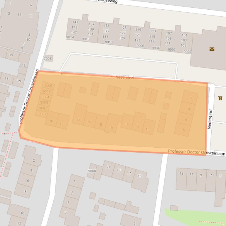 Kaart van postcodegebied 3431EP.