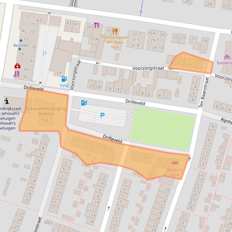 Kaart van postcodegebied 3431ES.