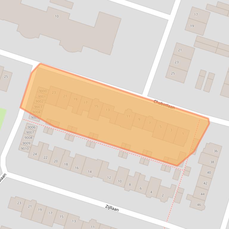 Kaart van postcodegebied 3431GE.