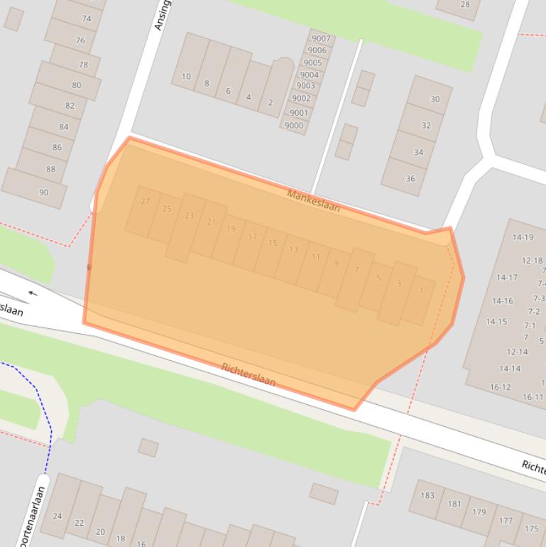Kaart van postcodegebied 3431GR.