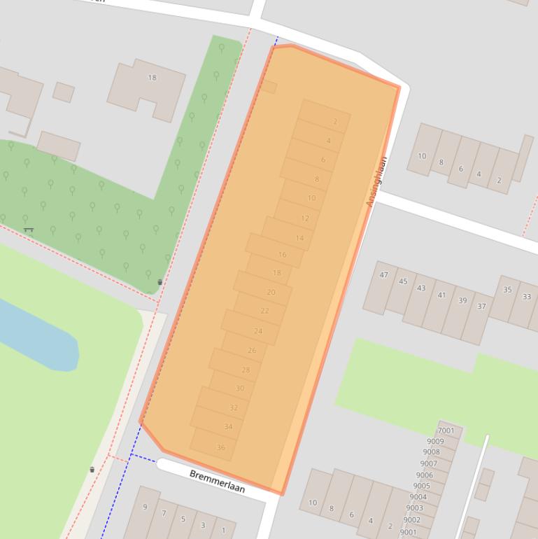 Kaart van postcodegebied 3431GT.