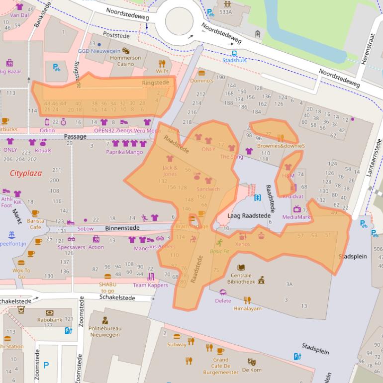 Kaart van postcodegebied 3431HA.