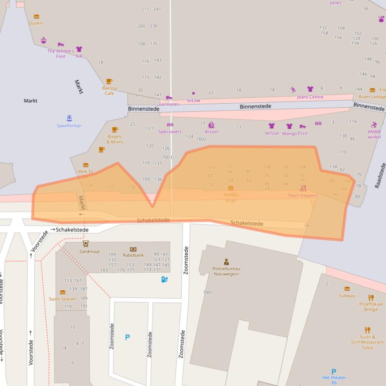 Kaart van postcodegebied 3431HE.