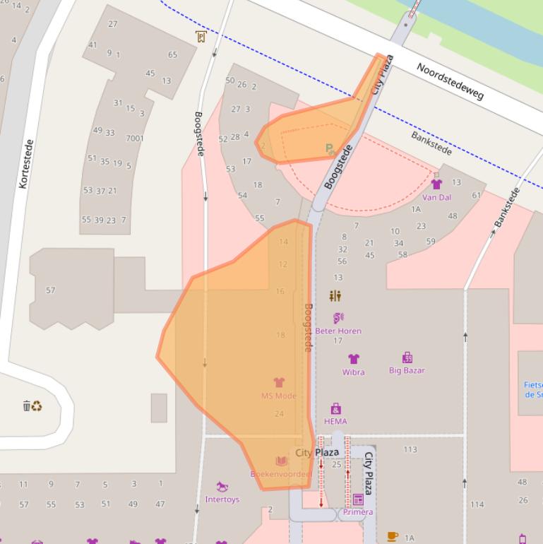 Kaart van postcodegebied 3431HJ.