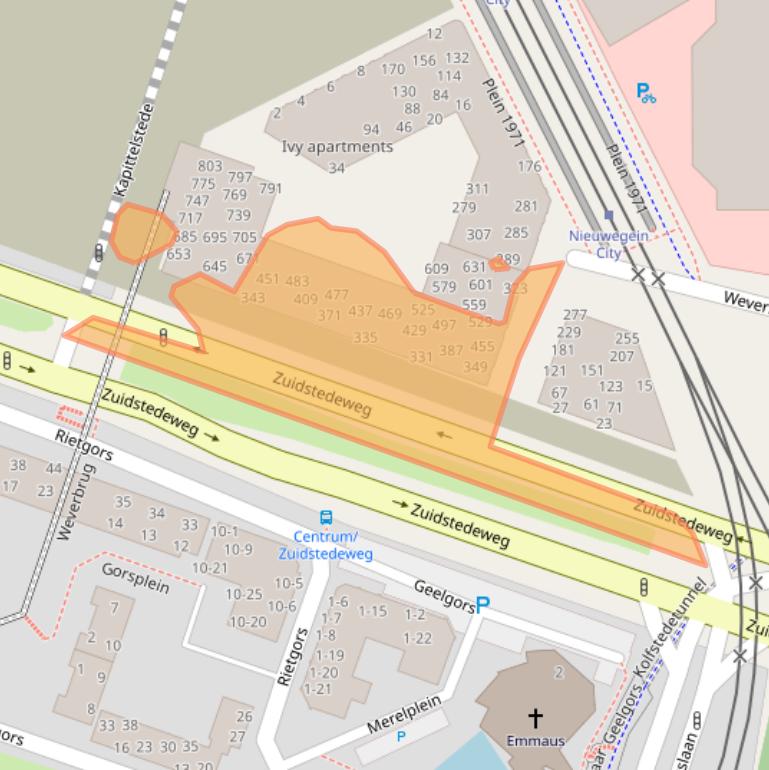 Kaart van postcodegebied 3431JV.