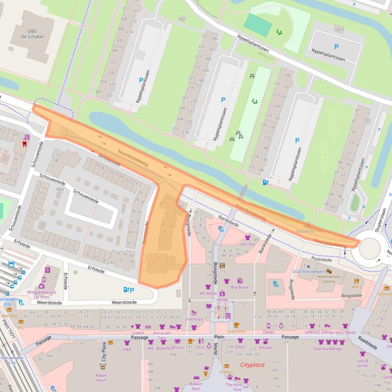 Kaart van postcodegebied 3431KA.