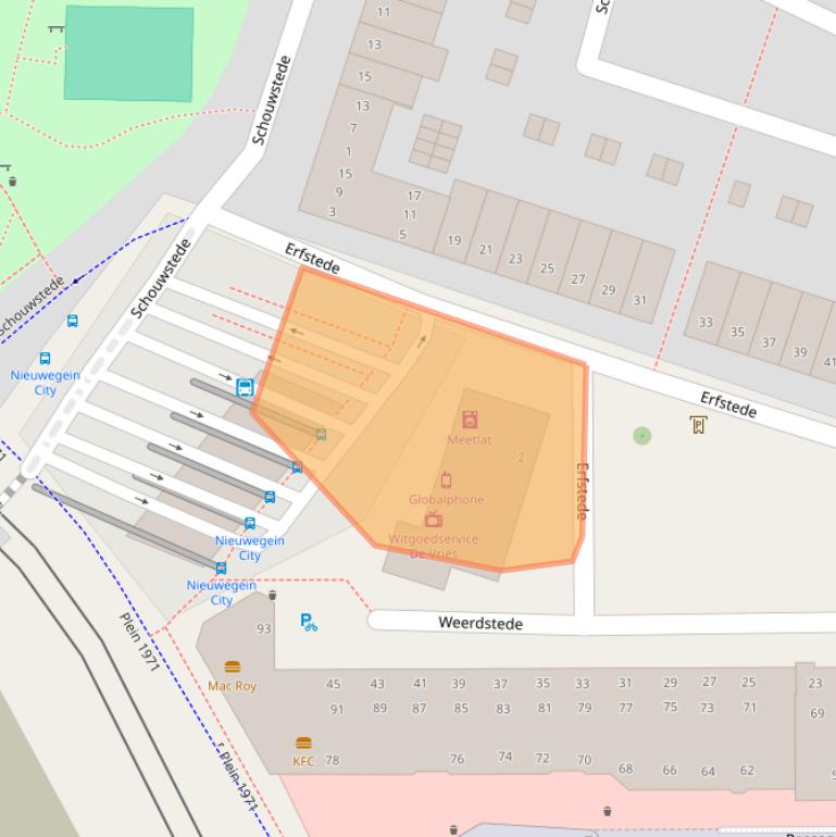 Kaart van postcodegebied 3431KH.