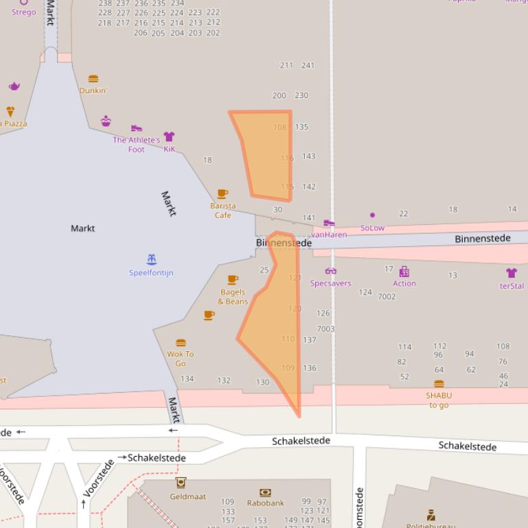 Kaart van postcodegebied 3431LC.