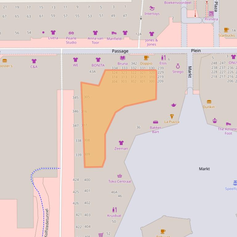 Kaart van postcodegebied 3431LH.