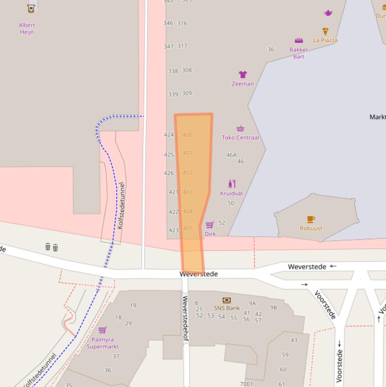 Kaart van postcodegebied 3431LK.