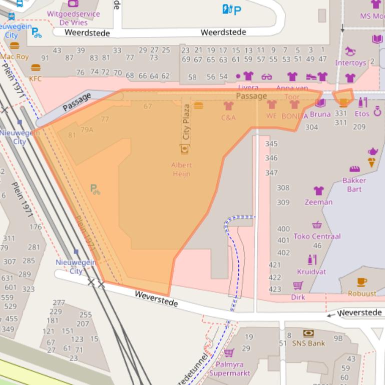 Kaart van postcodegebied 3431LN.