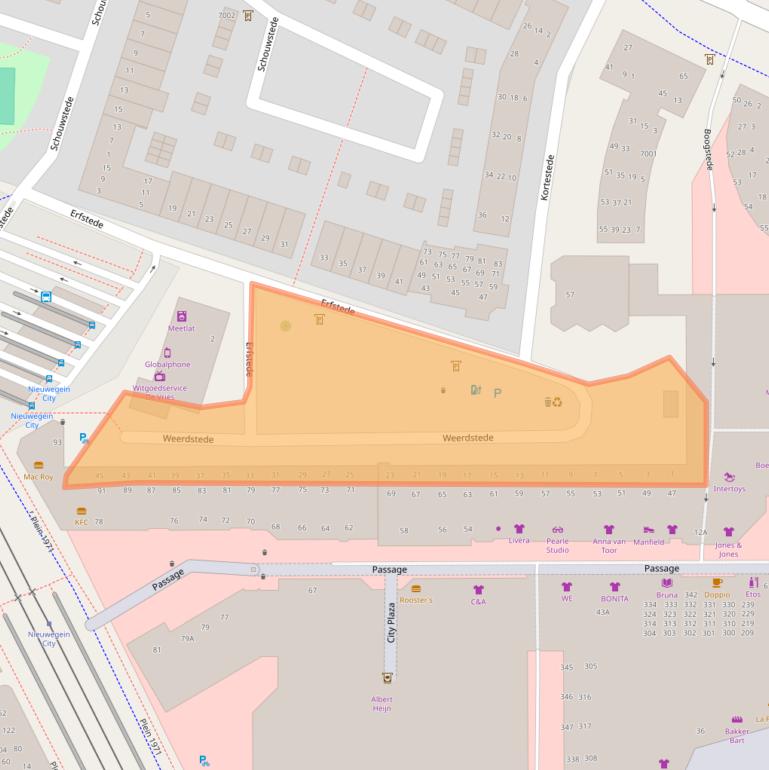 Kaart van postcodegebied 3431LS.