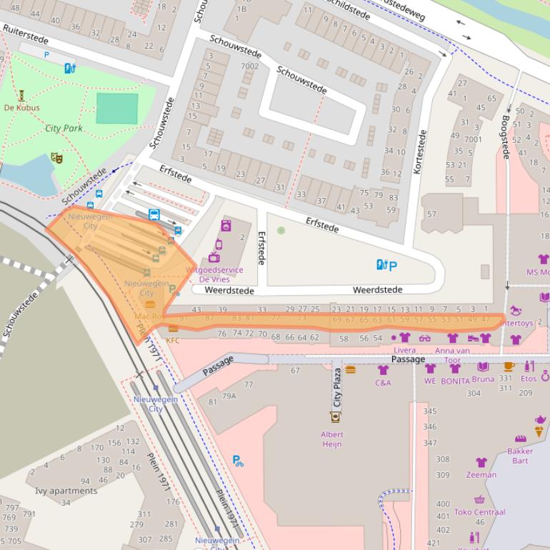 Kaart van postcodegebied 3431LT.