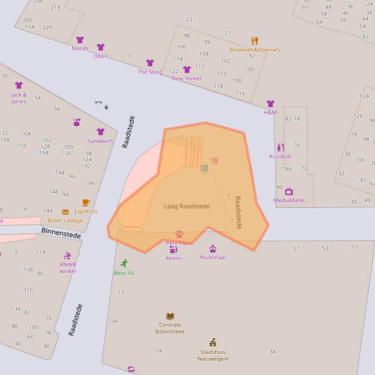 Kaart van postcodegebied 3431LX.