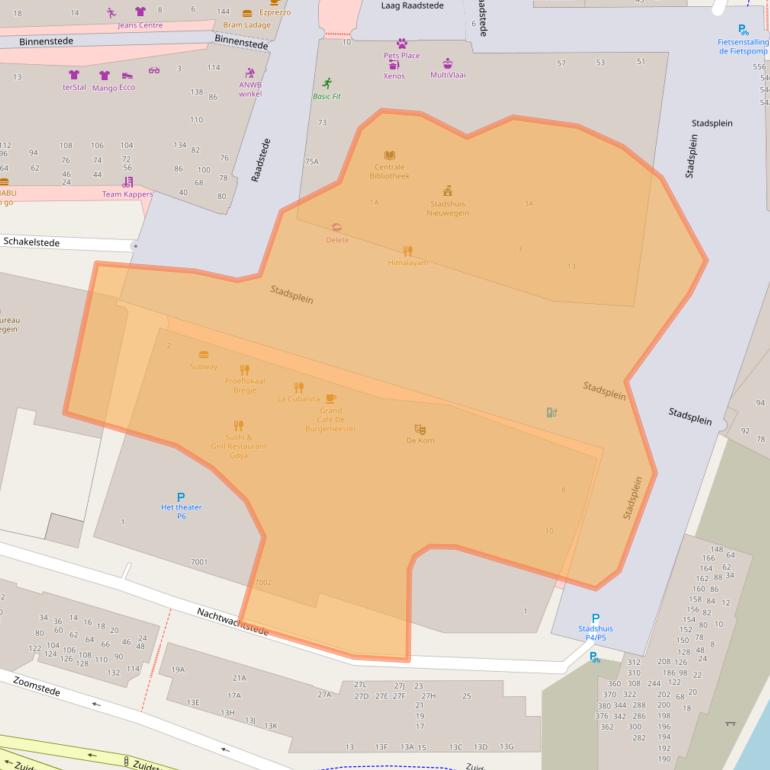 Kaart van postcodegebied 3431LZ.