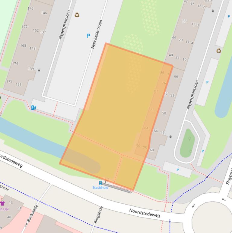 Kaart van postcodegebied 3431SG.