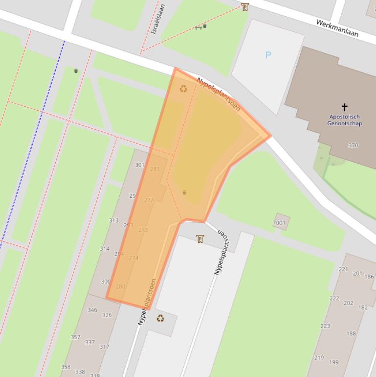 Kaart van postcodegebied 3431ST.