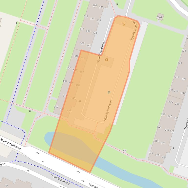 Kaart van postcodegebied 3431SW.