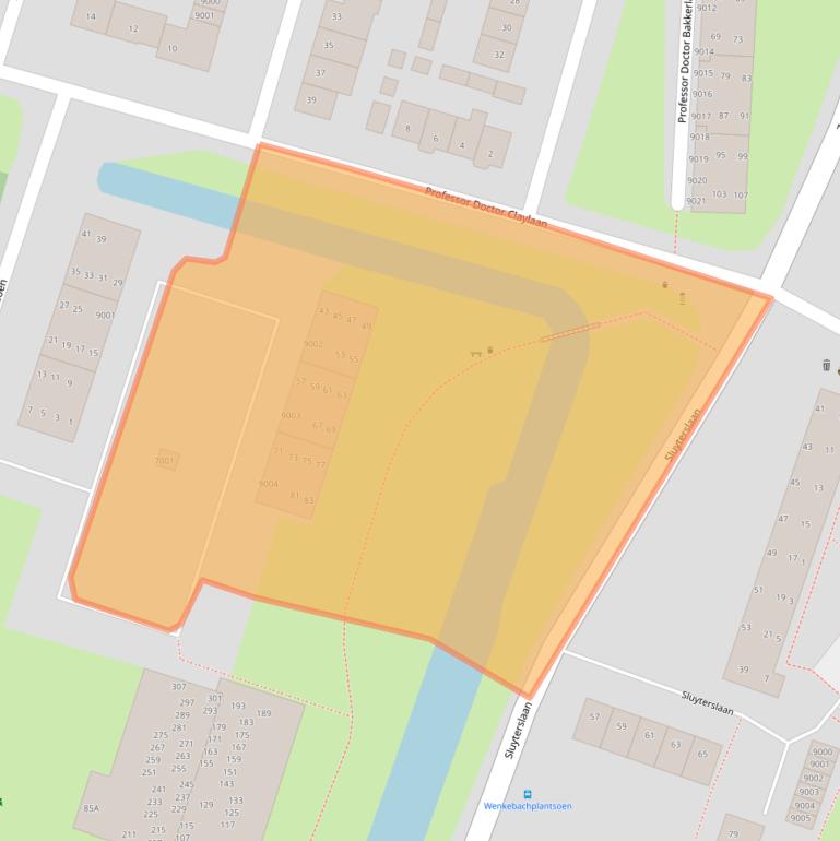 Kaart van postcodegebied 3431TB.