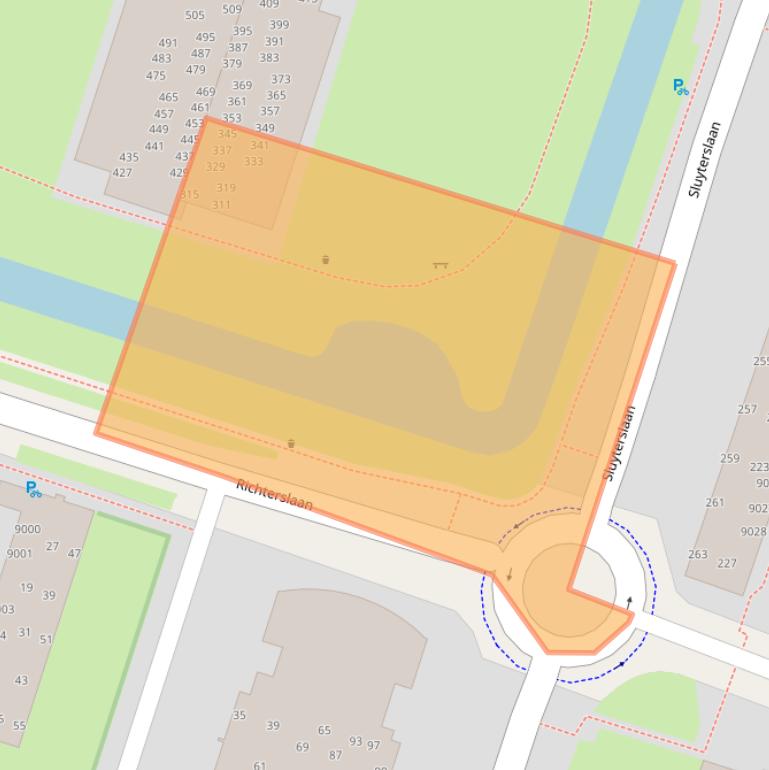 Kaart van postcodegebied 3431TK.