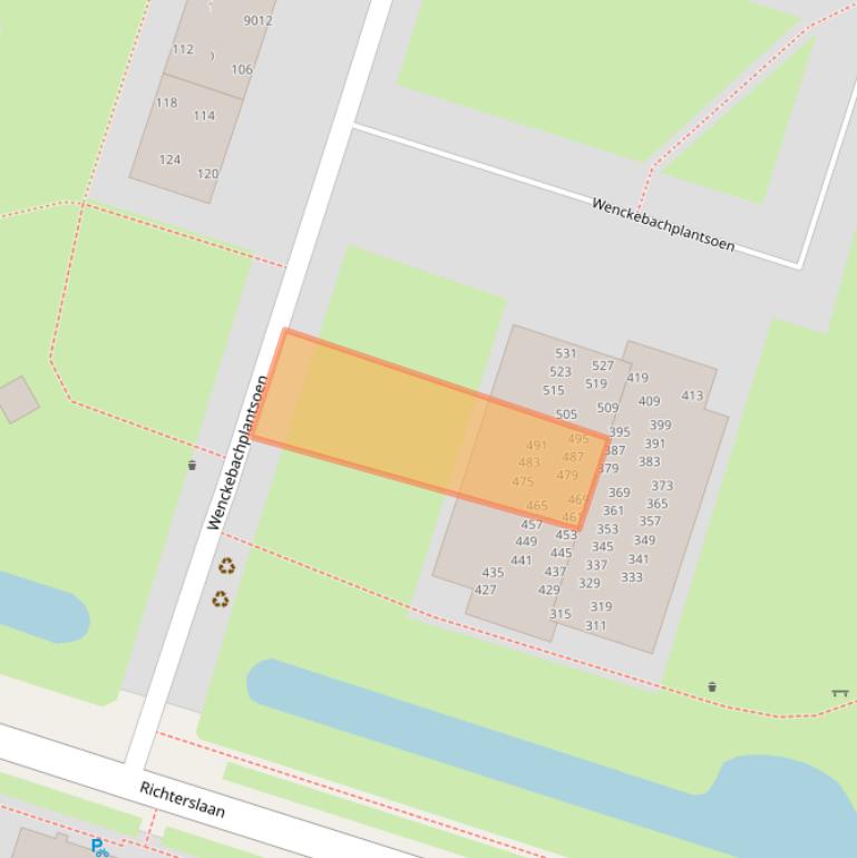 Kaart van postcodegebied 3431TP.