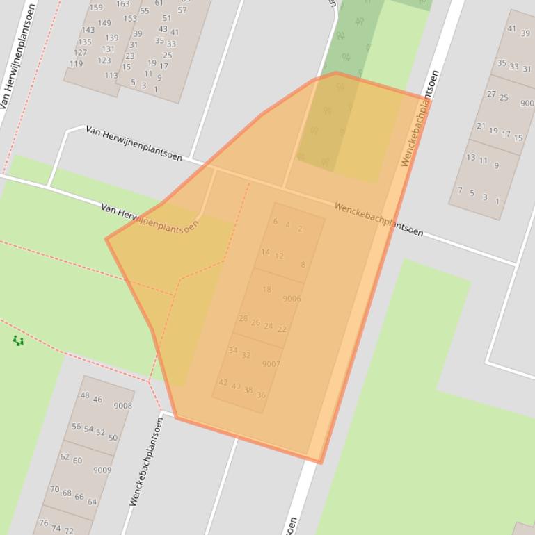 Kaart van postcodegebied 3431TS.