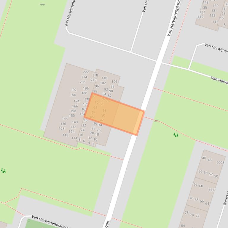 Kaart van postcodegebied 3431VK.