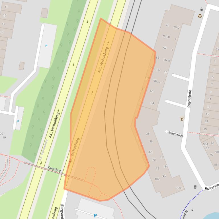 Kaart van postcodegebied 3431XK.