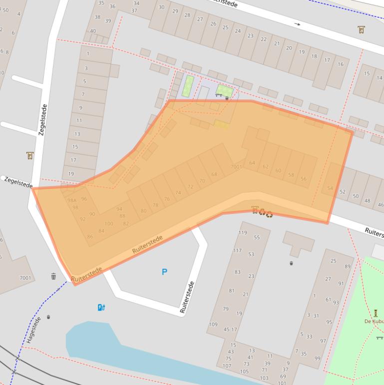 Kaart van postcodegebied 3431XN.