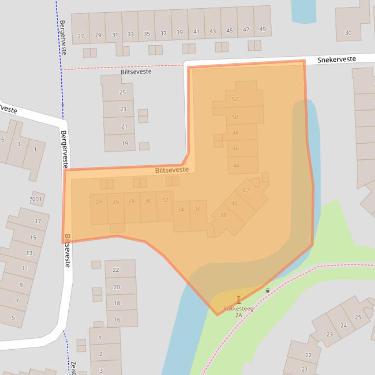 Kaart van postcodegebied 3432AS.